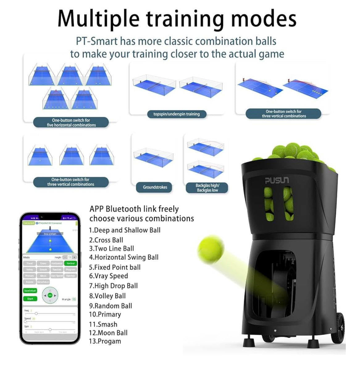 PT-Smart Pro Padel & Tenis Machine