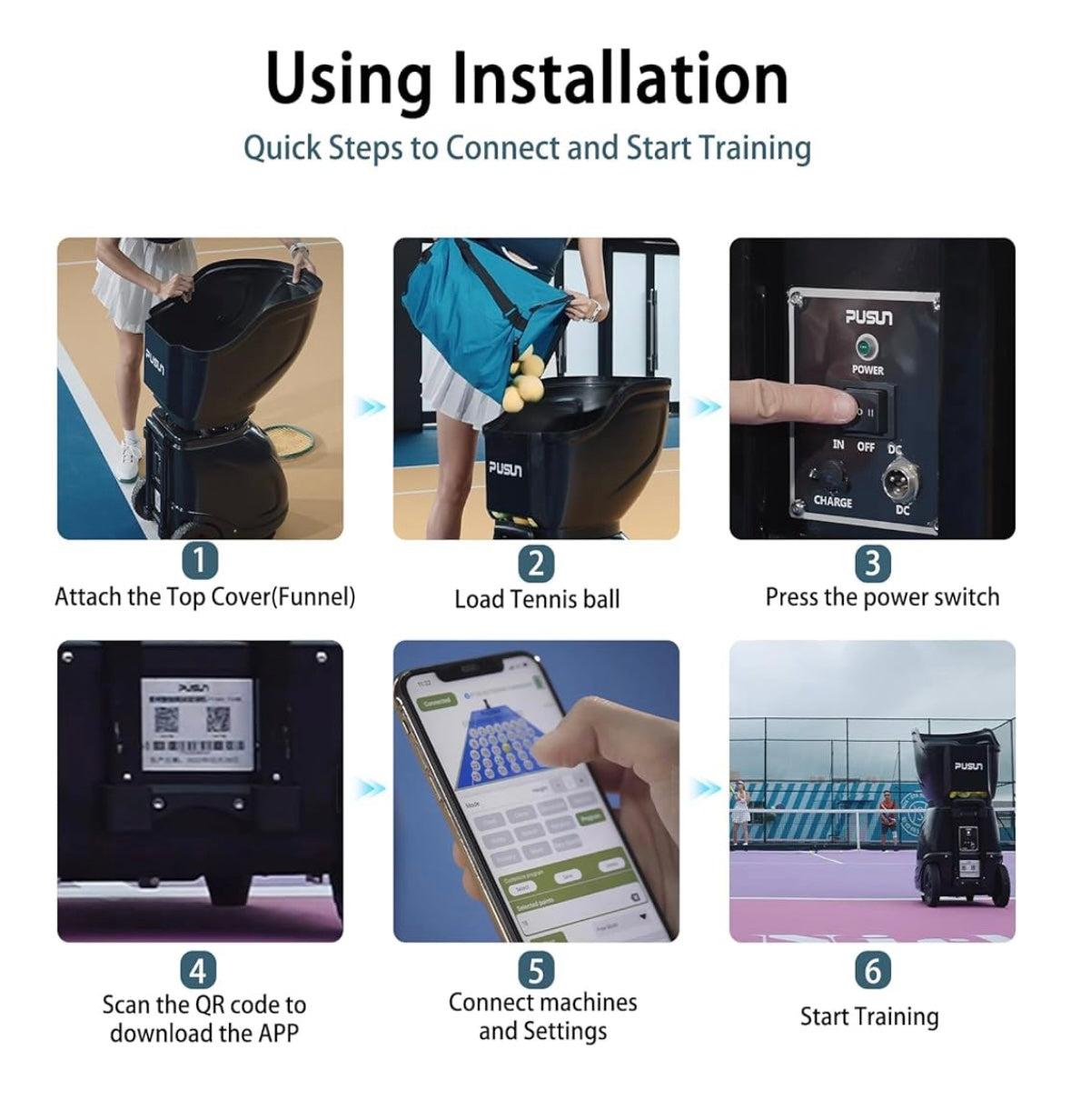 PT-Smart Pro Padel & Tenis Machine