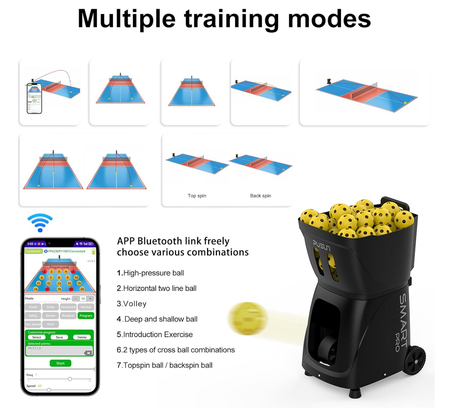 PP-Smart Pro Pickleball Machine