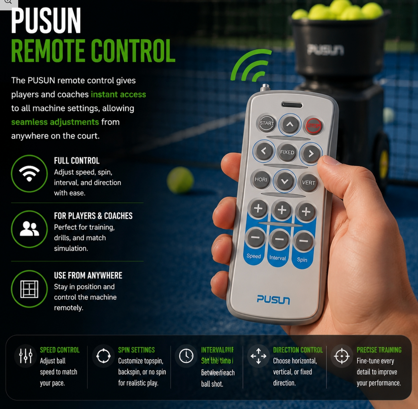 Control remoto PUSUN