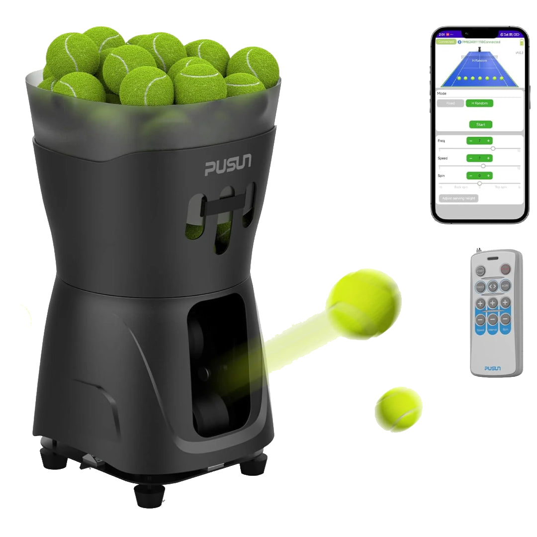 PT Mini Pro Tennis & Padel Ball Machine – Pusun Official Store ...